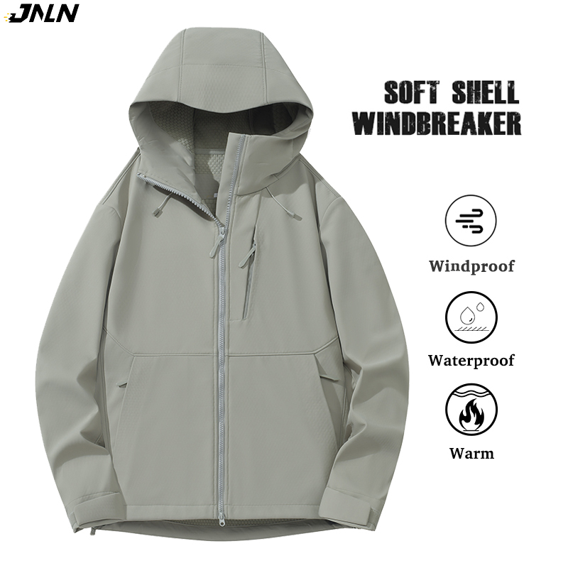 Windbreak Shell Jacket - JNLN Men Women Waterproof Soft Shell