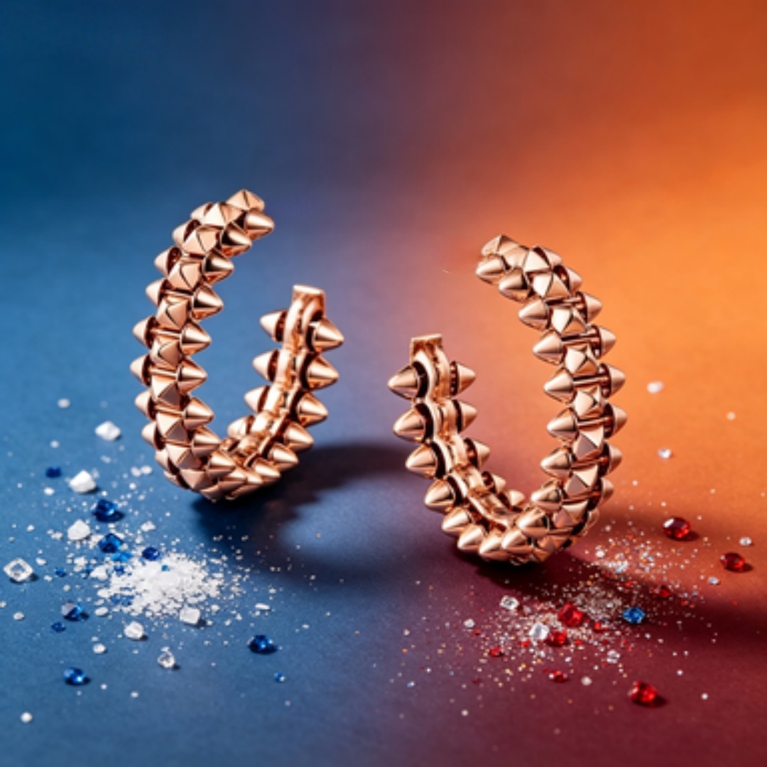 Street Fashion Earrings - Sweet, Cool, Spicy Girl Rivet Earrings,