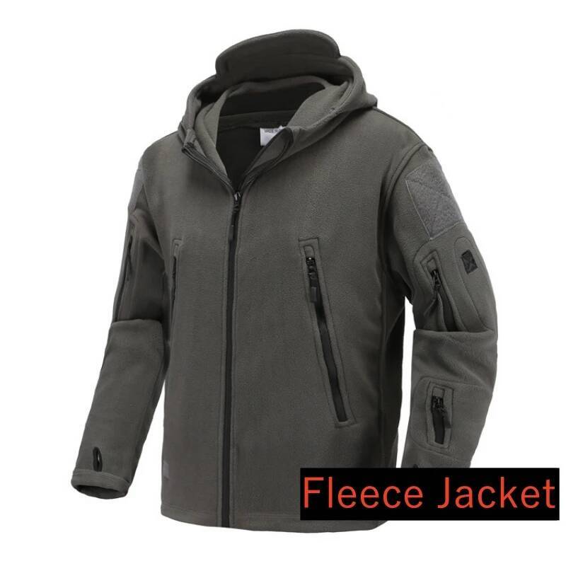 Windbreak Shell Jacket - Camo Tactical Fleece US Military Windbreaker