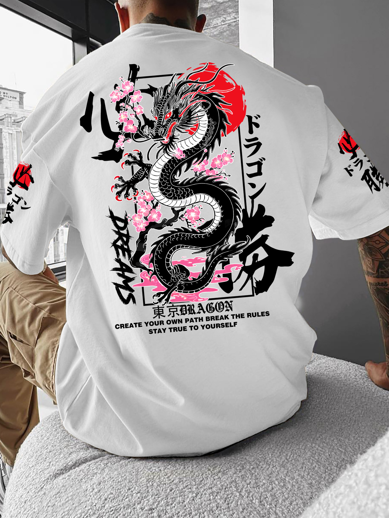 Street Fashion Tokyo - New Men Summer T-shirt Street Fashion