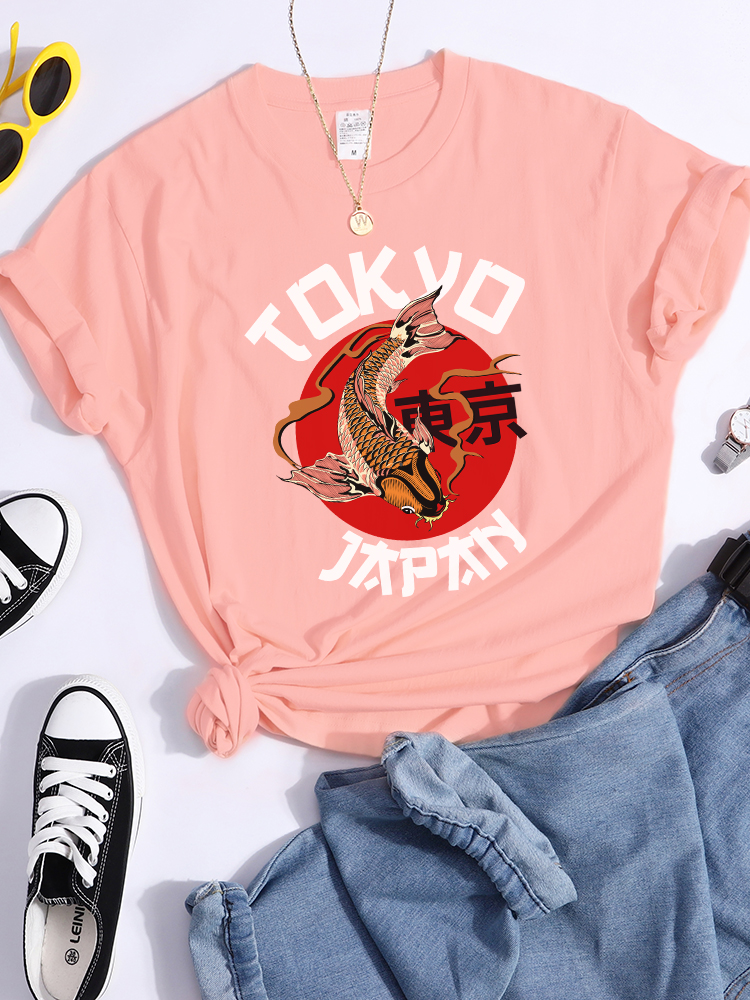 Street Fashion Tokyo - Tokyo Sun Carp, Japan Prints Tshirt