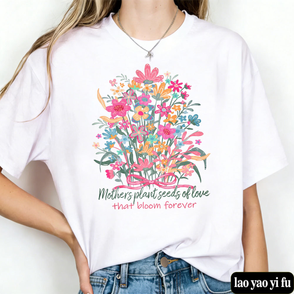 Street Fashion Quotes - Floral Mama T Shirt Mother's Day