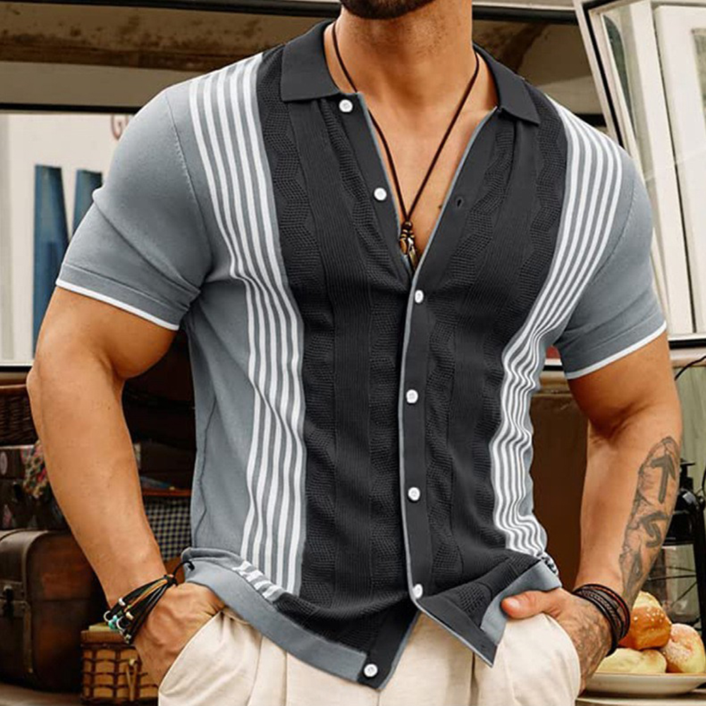 Street Fashion Men 2025 - 2025 Summer New Trend Non-Pilling Cool