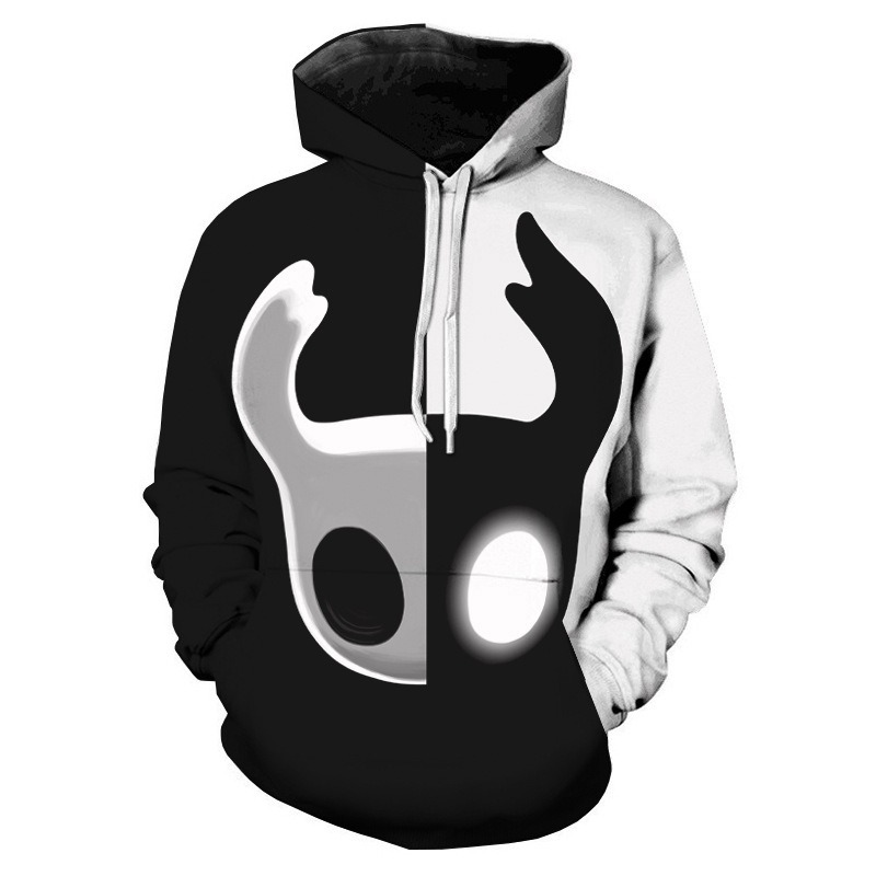 Graphic Hoodie Streetwear - Hollow Knight Hoodies Men Korea Ulzzang