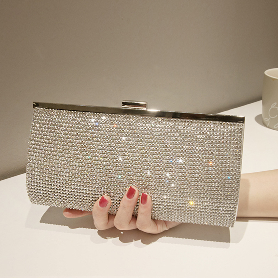 Chain Women Evening Bag Clip S - مراجعة Street Fashion Photo وسعره