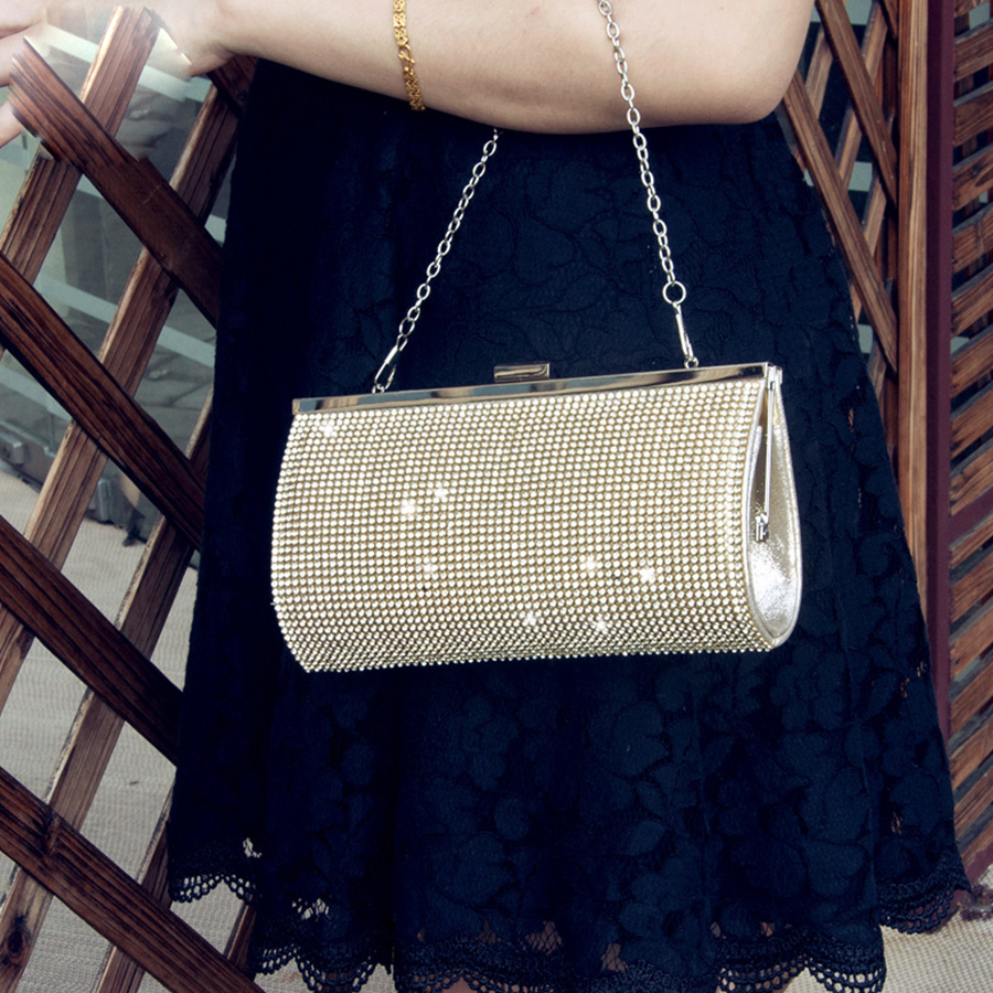 Chain Women Evening Bag Clip S - مراجعة Street Fashion Photo وسعره
