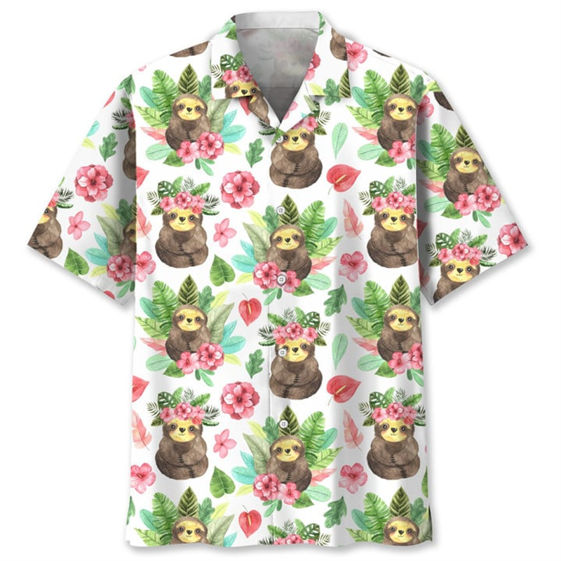 Australia Sloth Hawaiian Shirt - مراجعة Street Fashion Australia وسعره