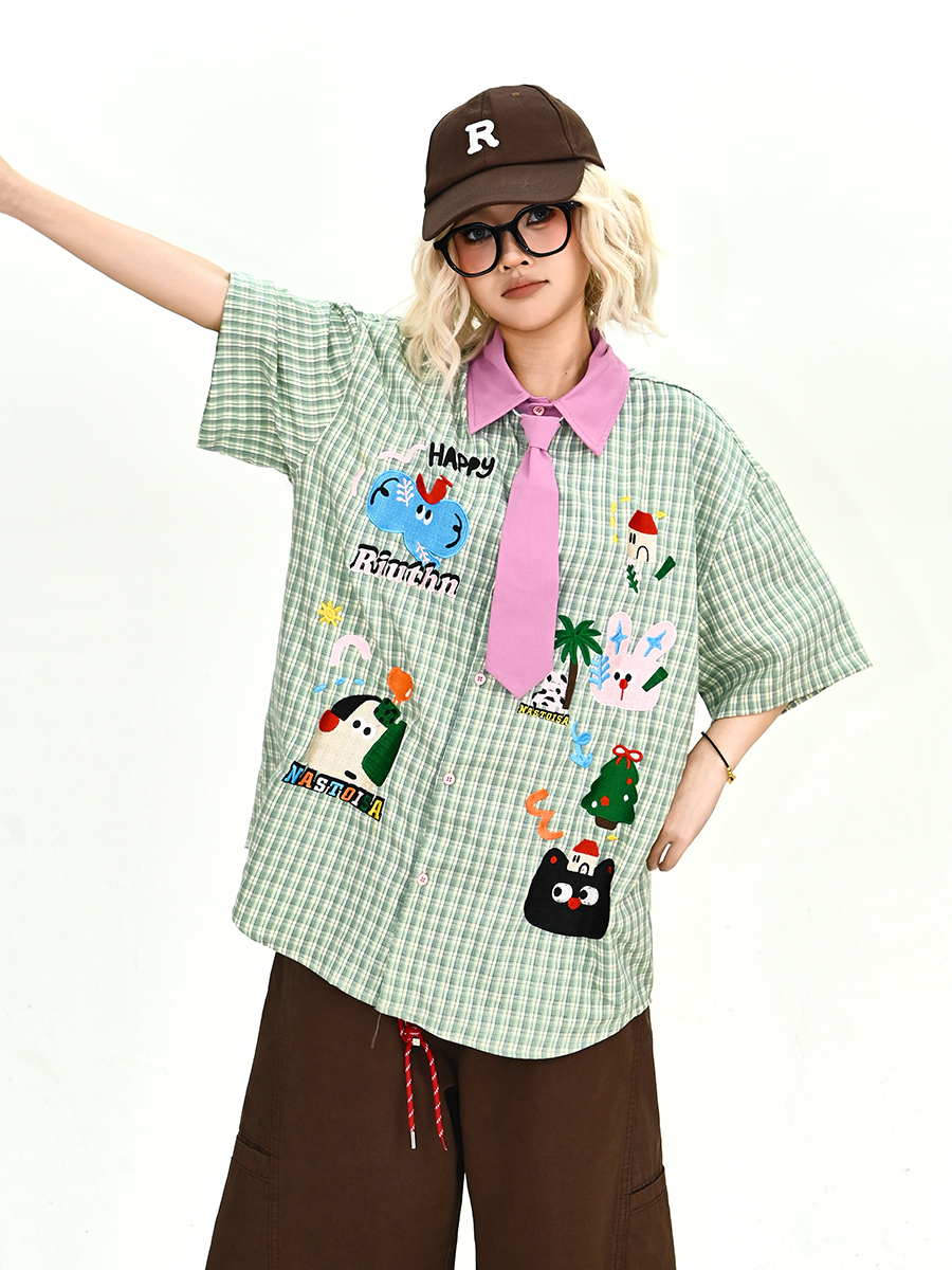 Summer New Women's Loose Anima - مراجعة Street Fashion In Chinese وسعره