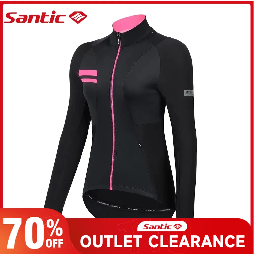 Santic Womens Fleece Bike Coat - مراجعة Windbreak Shell Jacket وسعره