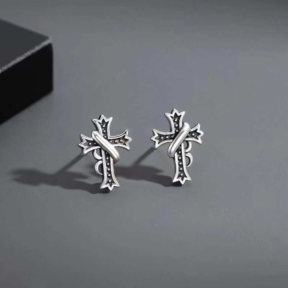 New Simple Men and Women Fashi - مراجعة Street Fashion Earrings وسعره