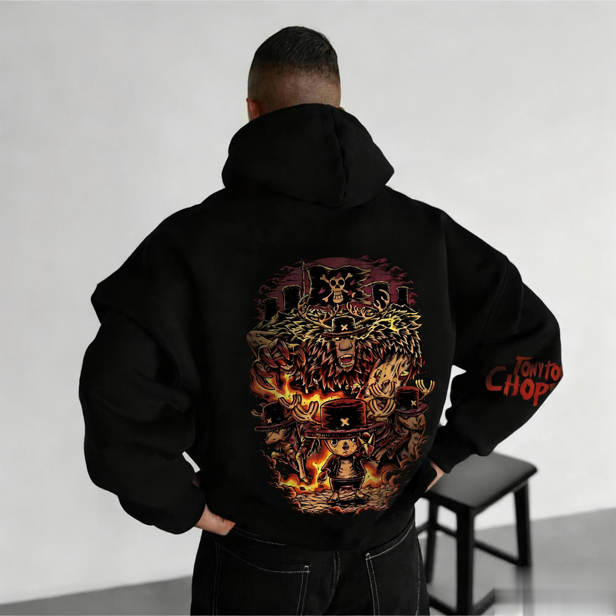 One Piece Chopper Graphic Pull - مراجعة Graphic Hoodie Streetwear وسعره