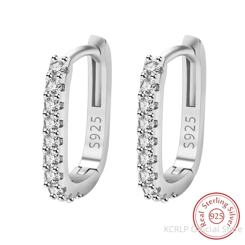High-quality 925 Sterling Silv - مراجعة Street Fashion Earrings وسعره