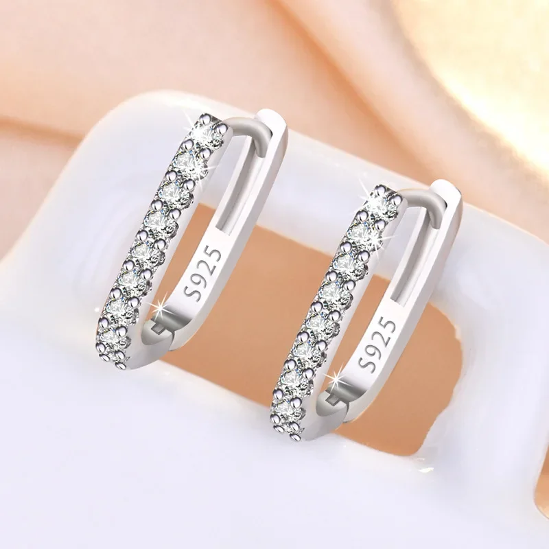 High-quality 925 Sterling Silv - مراجعة Street Fashion Earrings وسعره