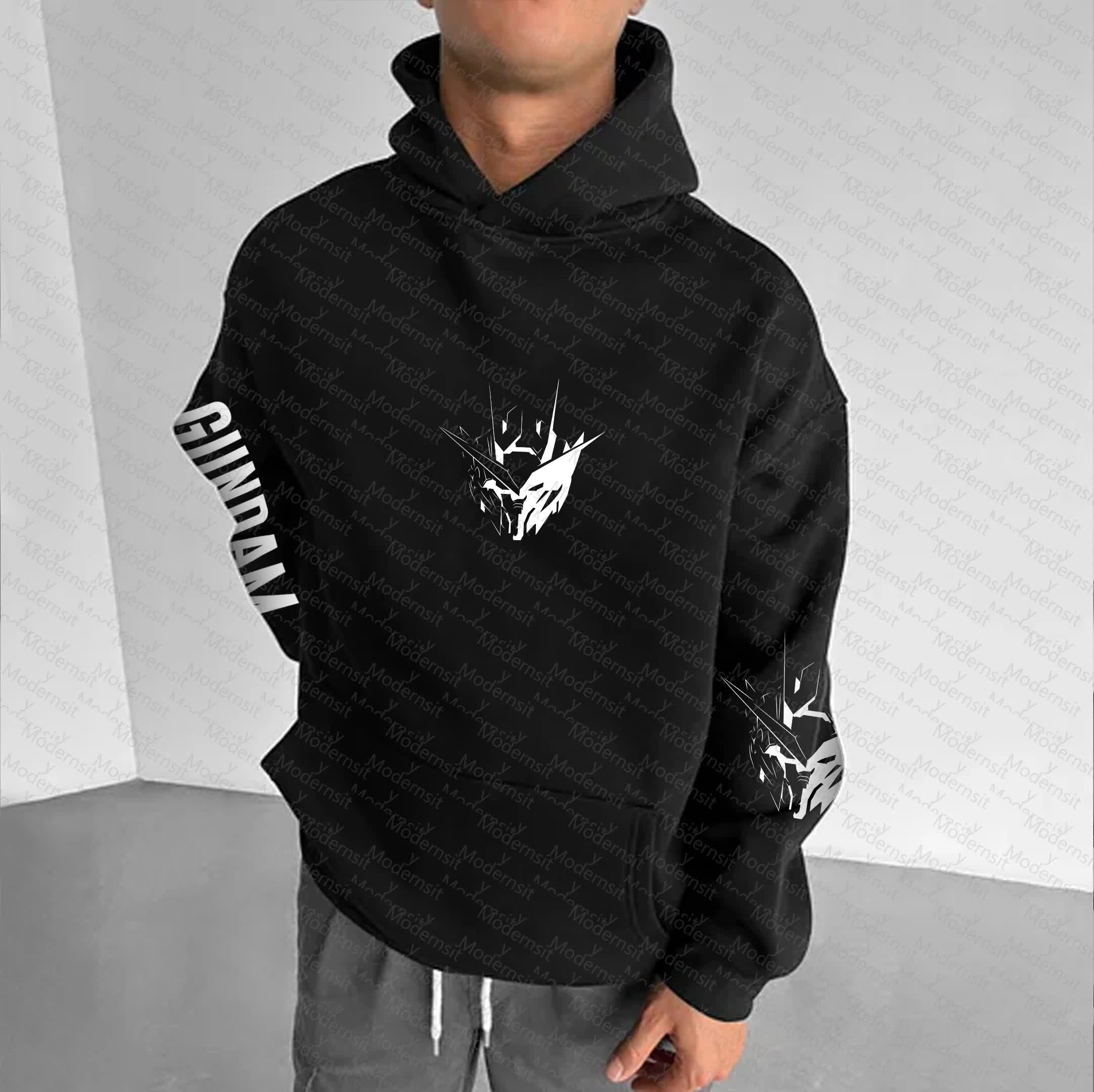 Men Women GUNDAM Anime Hoodie  - مراجعة Graphic Hoodie Streetwear وسعره