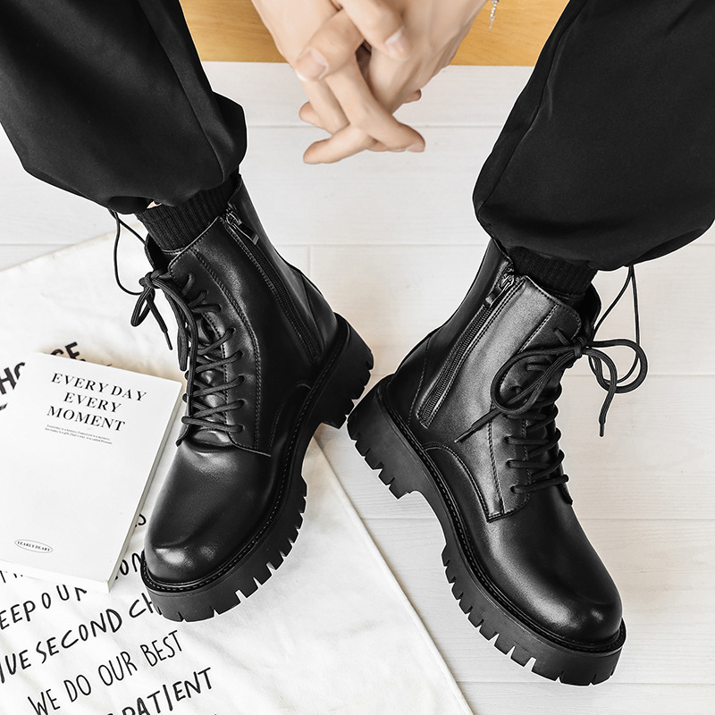 2025 Trend Men Boots Sneakers  - مراجعة Street Fashion Men 2025 وسعره