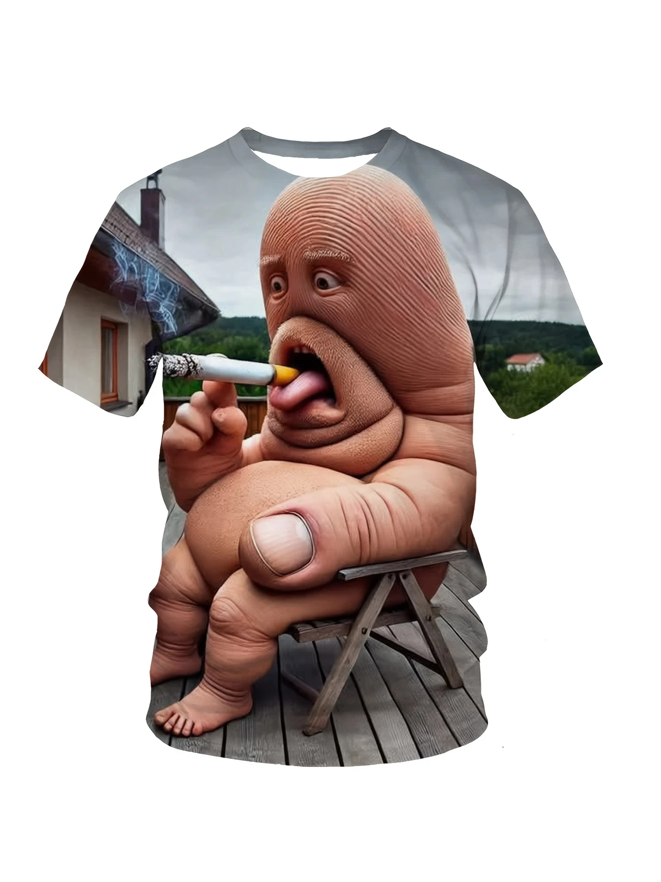 Fun Quirky Abstract Art 3D Pri - مراجعة Quirky Street Fashion وسعره