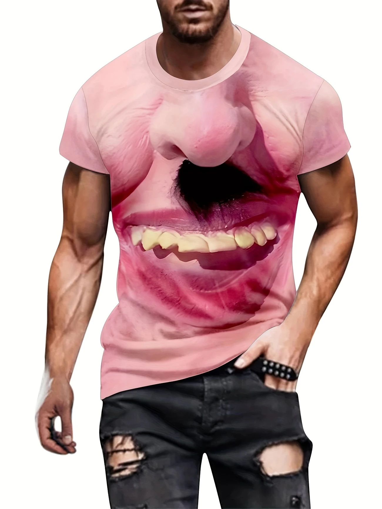 Fun Quirky Abstract Art 3D Pri - مراجعة Quirky Street Fashion وسعره