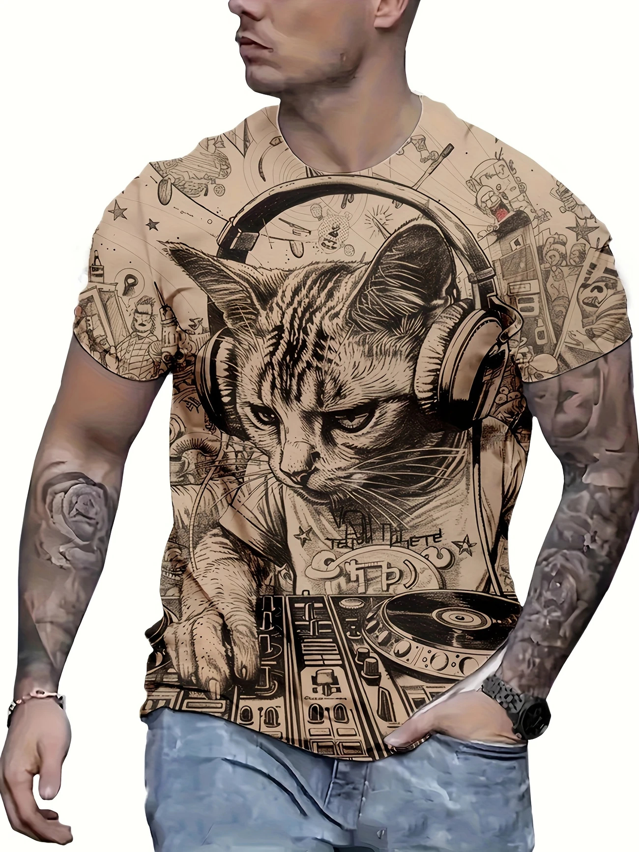 Fun Quirky Abstract Art 3D Pri - مراجعة Quirky Street Fashion وسعره