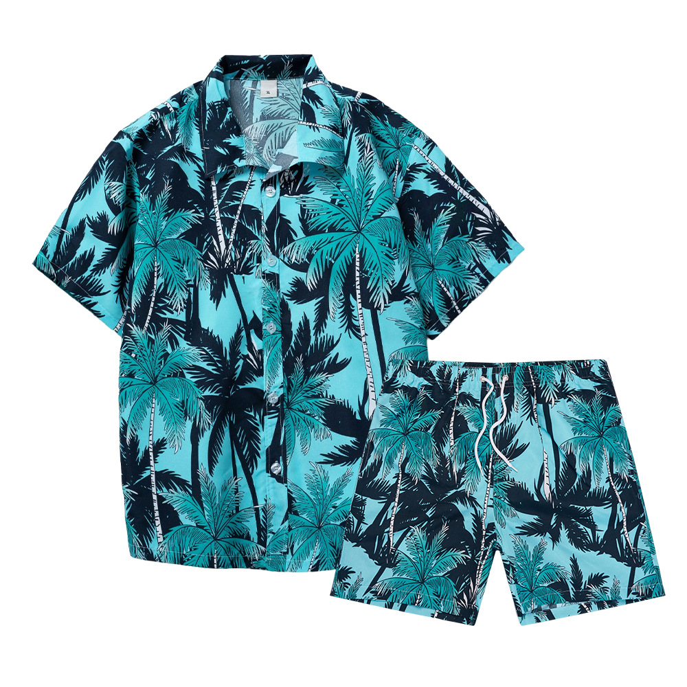 Hawaiian Coconut Tree 3D Print - مراجعة Street Fashion For Man وسعره