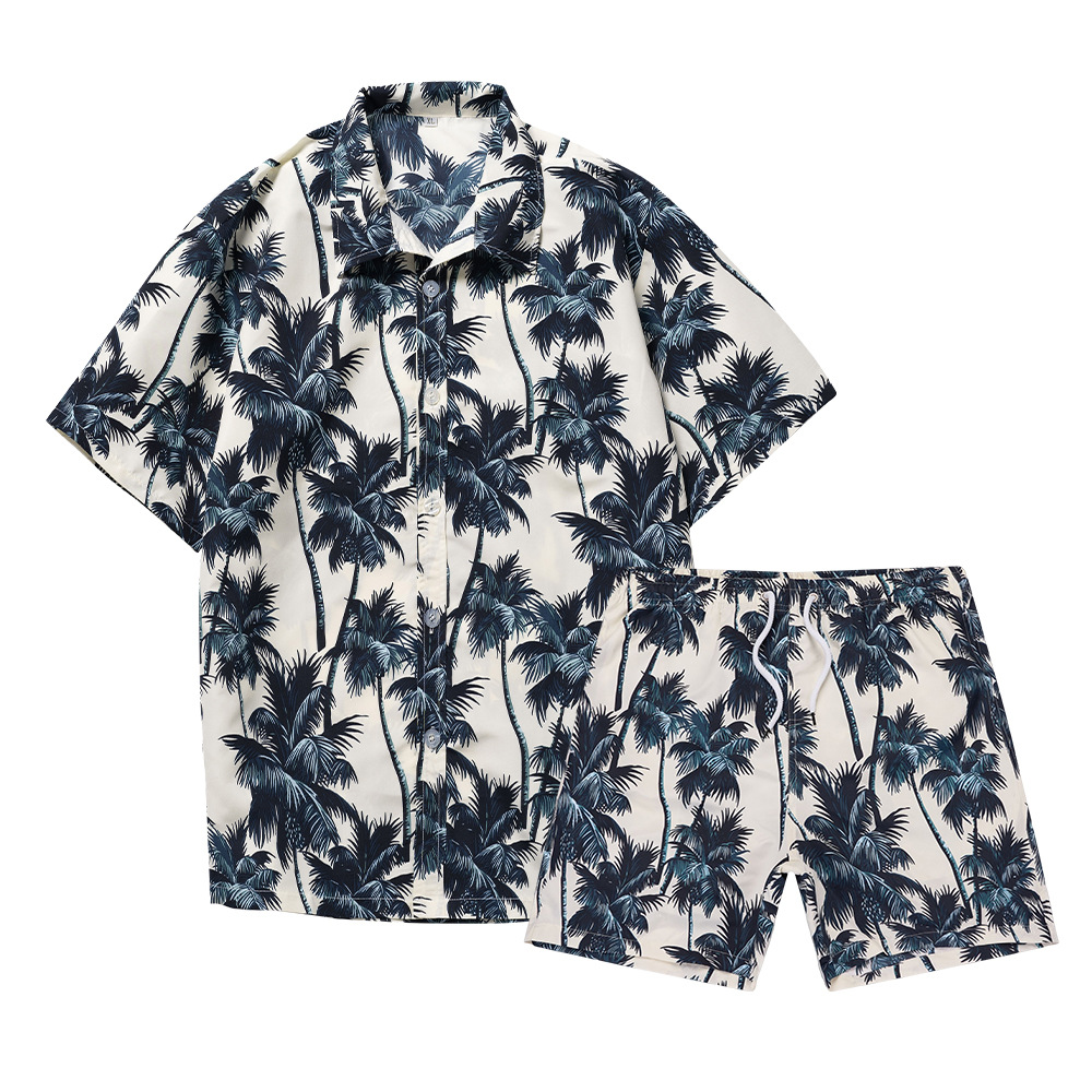 Hawaiian Coconut Tree 3D Print - مراجعة Street Fashion For Man وسعره
