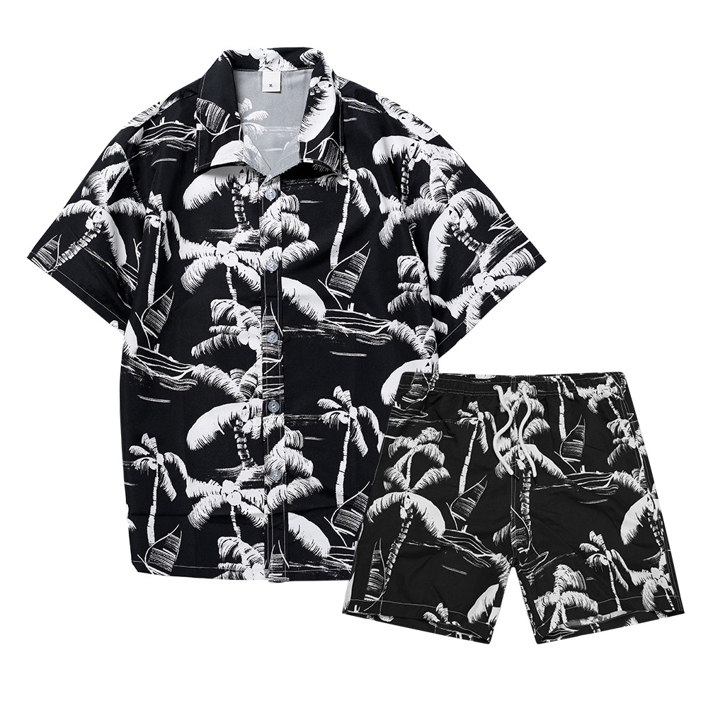 Hawaiian Coconut Tree 3D Print - مراجعة Street Fashion For Man وسعره