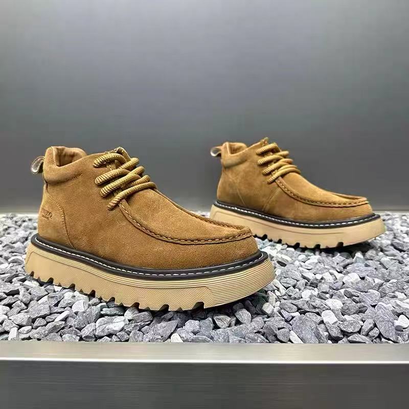 Autum Winter Men Platform Boot - مراجعة Street Fashion Men 2025 وسعره