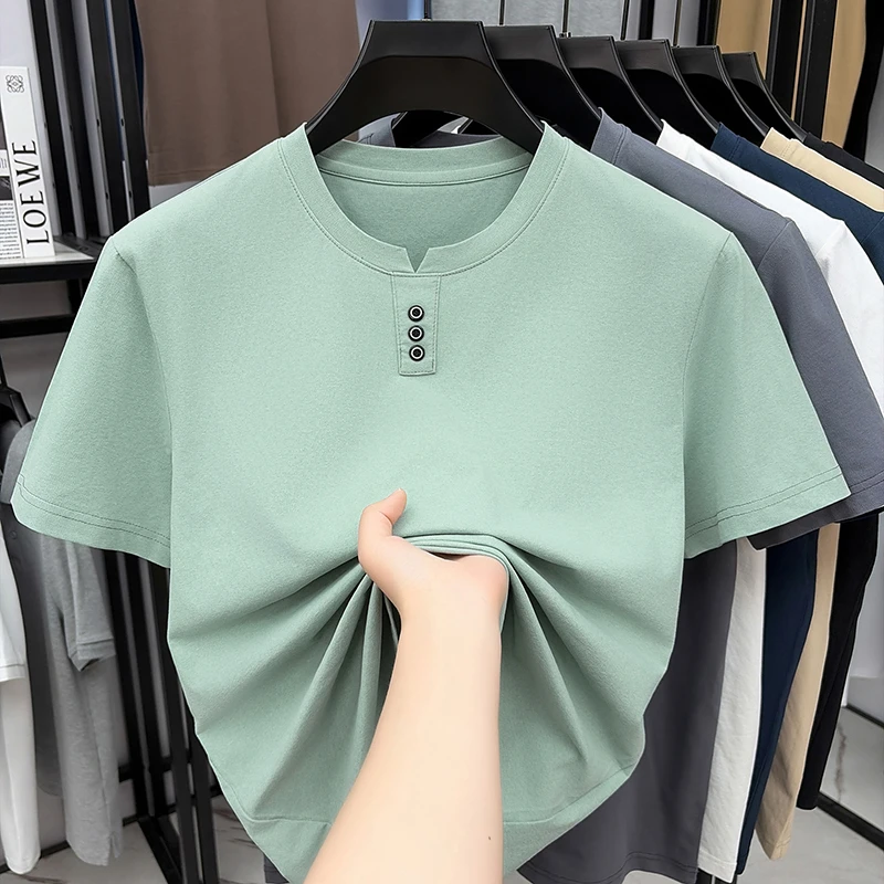 Mens Casual Henley Neck T Shir - مراجعة Street Fashion For Man وسعره