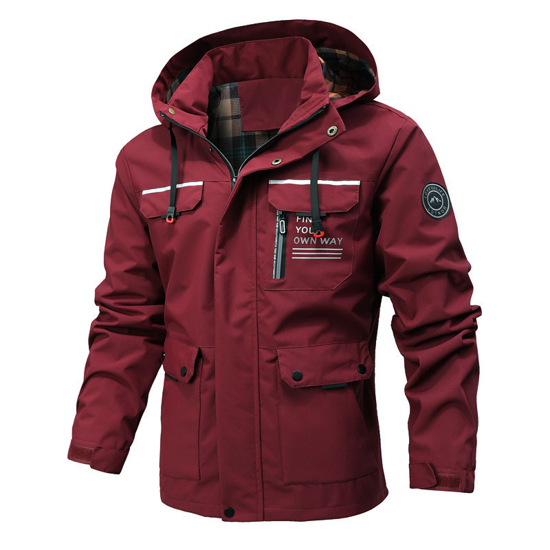 Autumn Men's Windbreaker Hoode - مراجعة Windbreak Shell Jacket وسعره