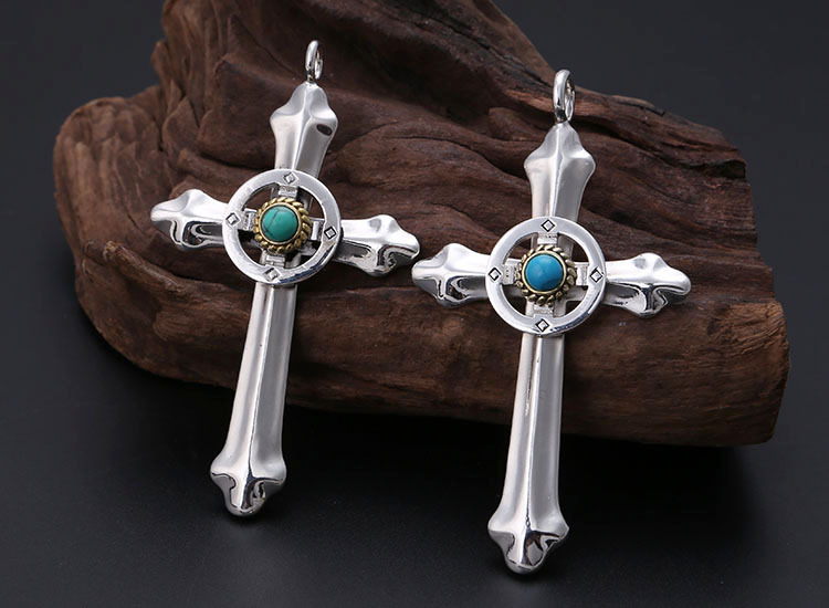 Sterling Silver Turquoise Cros - مراجعة Street Fashion Photo وسعره