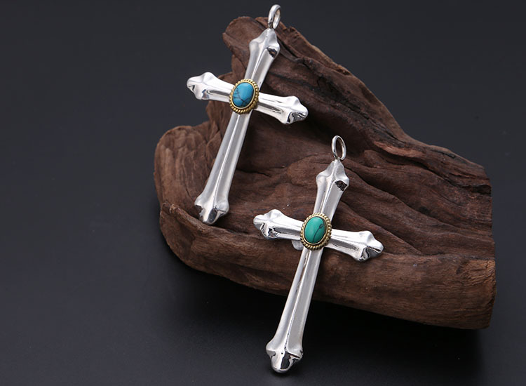 Sterling Silver Turquoise Cros - مراجعة Street Fashion Photo وسعره