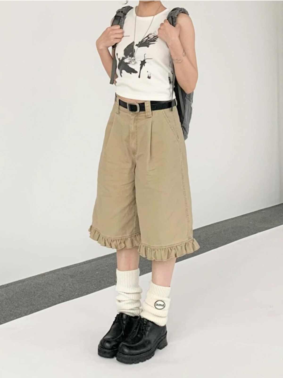 Summer Women's American Retro  - مراجعة Street Fashion Baggy وسعره