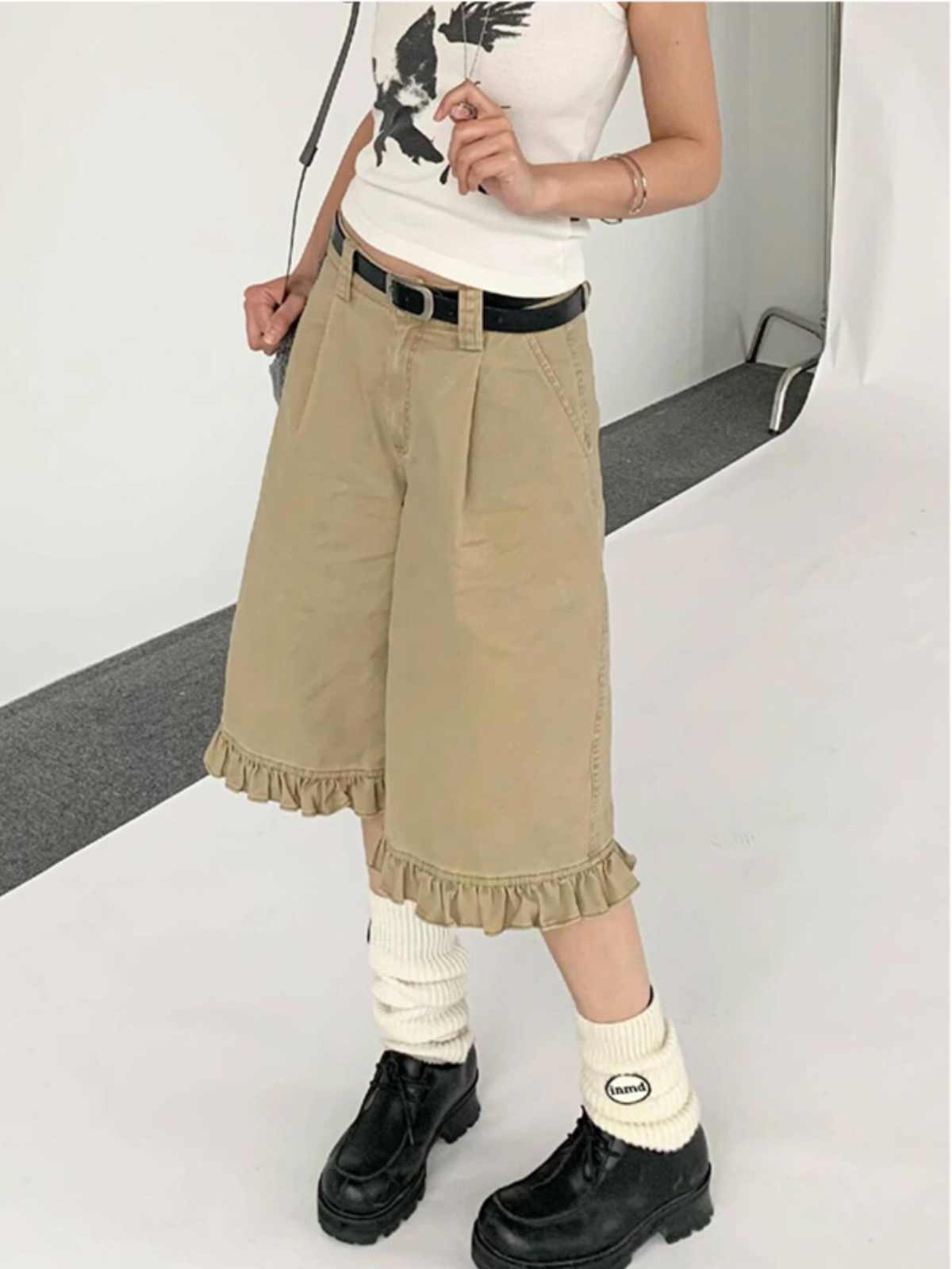 Summer Women's American Retro  - مراجعة Street Fashion Baggy وسعره