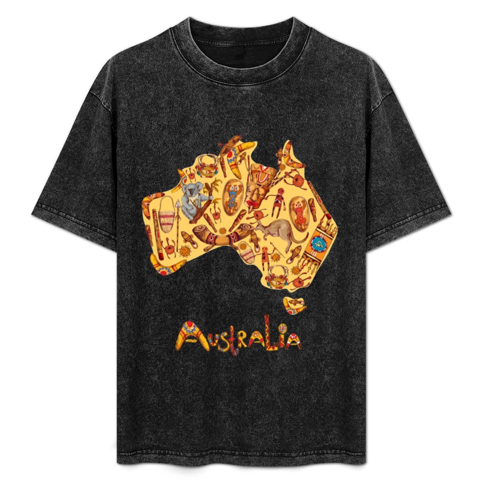 Aboriginal Flag Aboriginal Map - مراجعة Street Fashion Australia وسعره