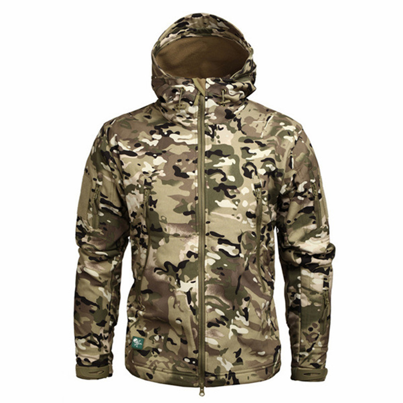 Hiking Jackets Men Camouflage  - مراجعة Windbreak Shell Jacket وسعره