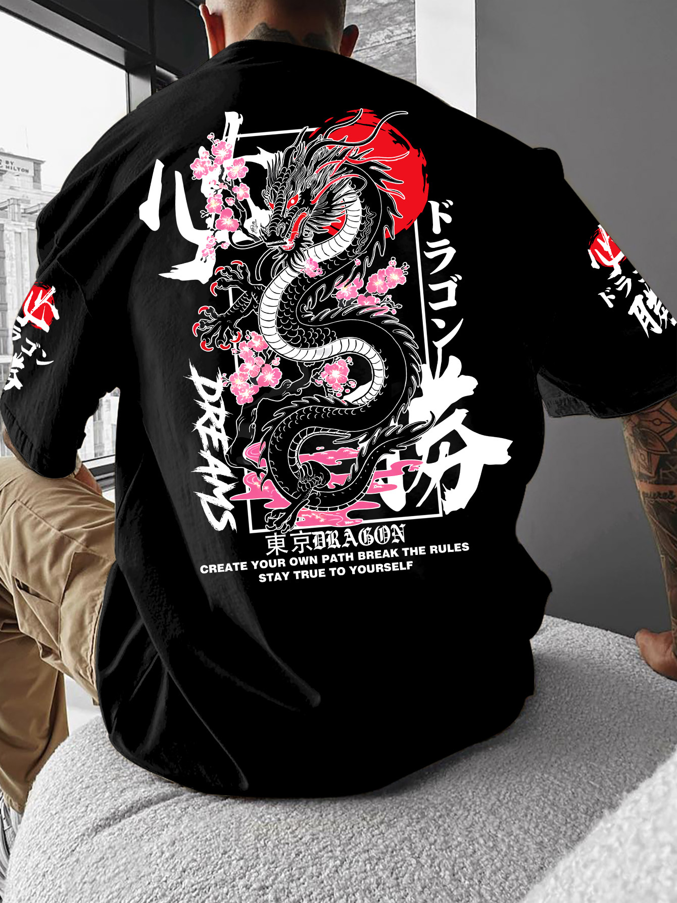 New Men Summer T-shirt  Street - مراجعة Street Fashion Tokyo وسعره