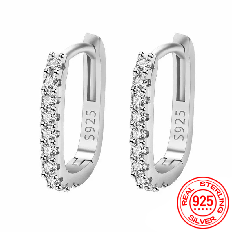 High-quality 925 Sterling Silv - مراجعة Street Fashion Earrings وسعره