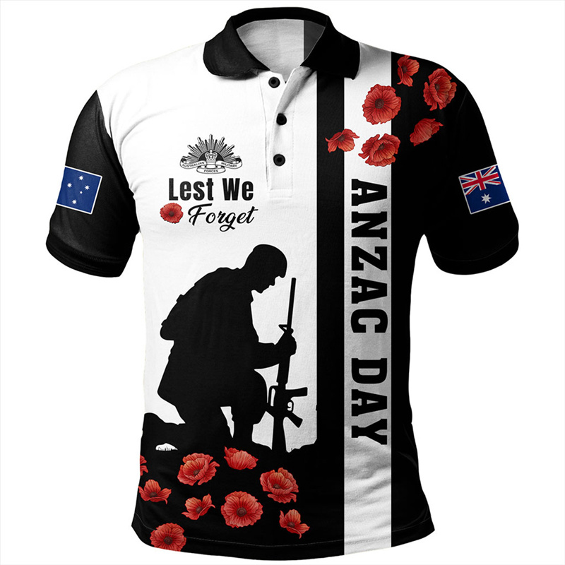 Lest We Forget Anzac Day Polo  - مراجعة Street Fashion Men 2025 وسعره