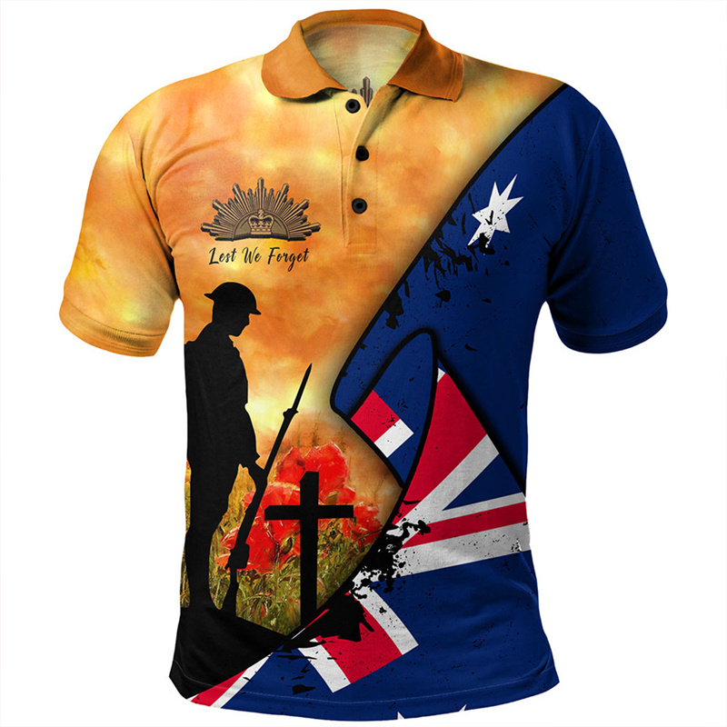 Lest We Forget Anzac Day Polo  - مراجعة Street Fashion Men 2025 وسعره
