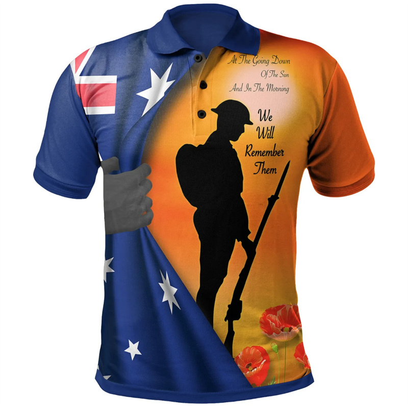 Lest We Forget Anzac Day Polo  - مراجعة Street Fashion Men 2025 وسعره