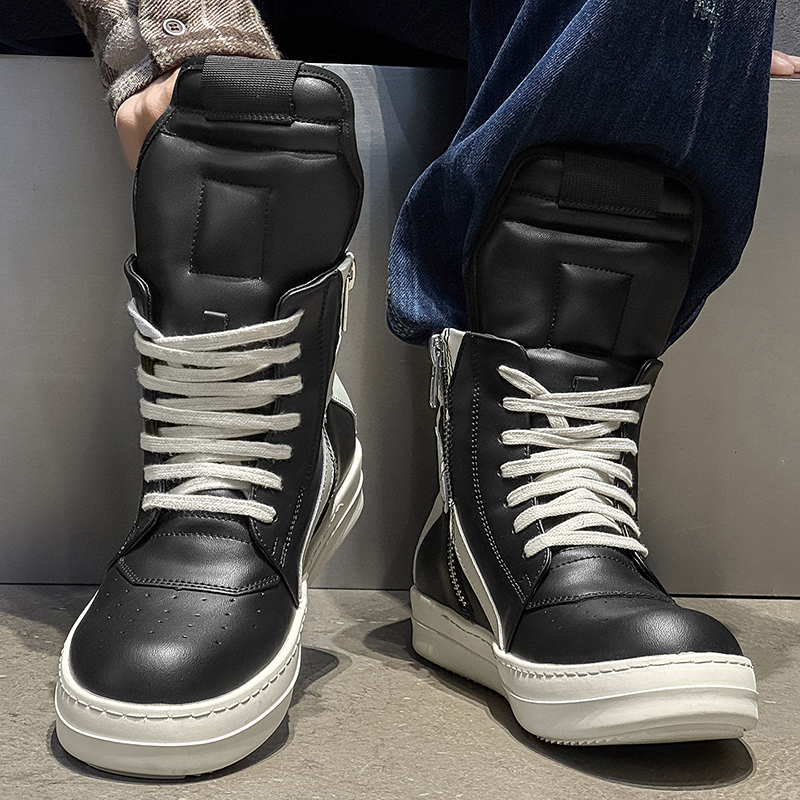 Brand Men Shoe Casual High Top - مراجعة Street Fashion Brand وسعره