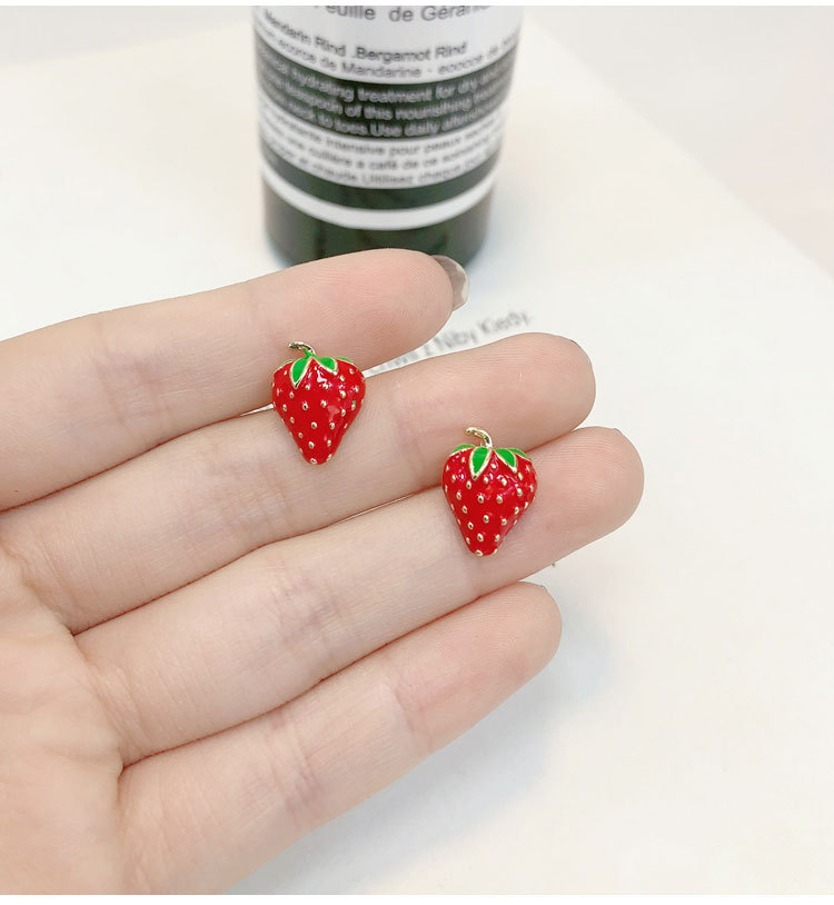 Acrylic Strawberry Earrings Fa - مراجعة Street Fashion Earrings وسعره