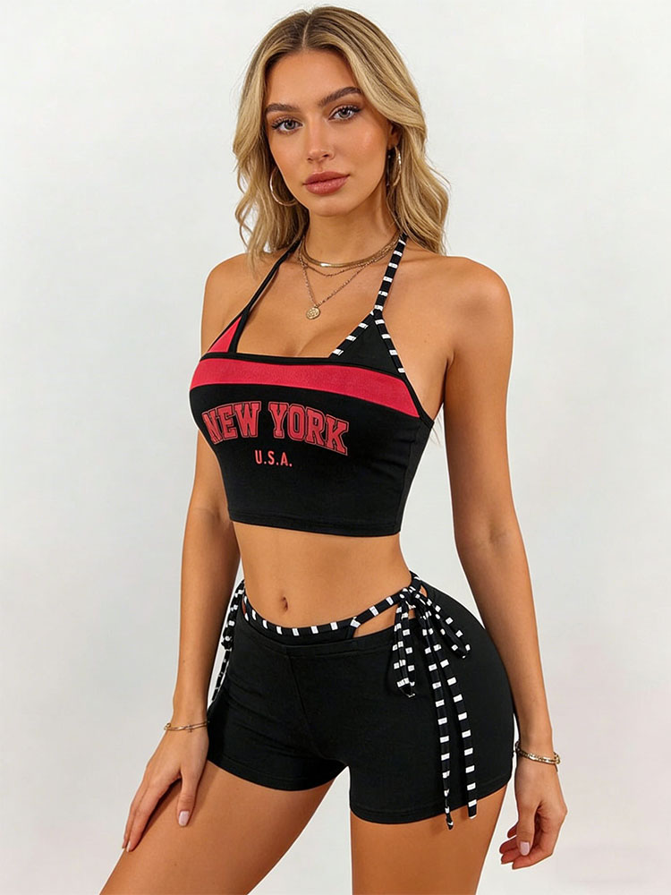 2026 New 2-piece Y2K Halter Um - مراجعة Street Fashion New York 2026 وسعره