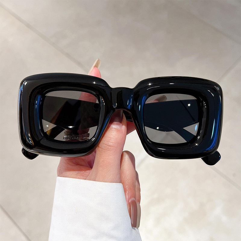 New Women Square Sunglasses Fe - مراجعة Street Fashion Photo وسعره