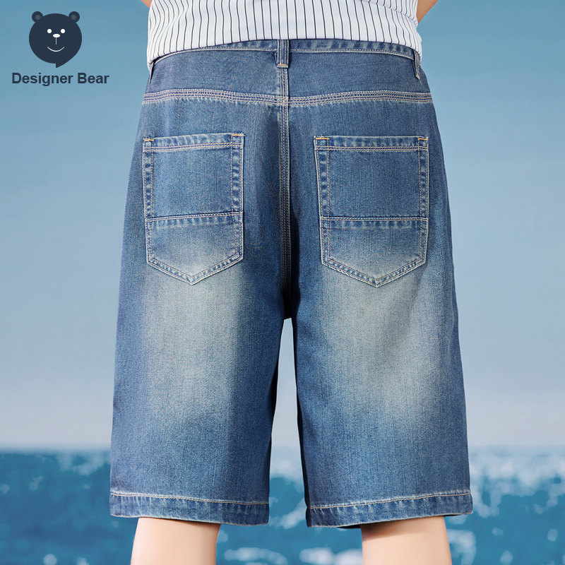 Summer Thin Men's Denim Shorts - مراجعة Street Fashion Baggy وسعره