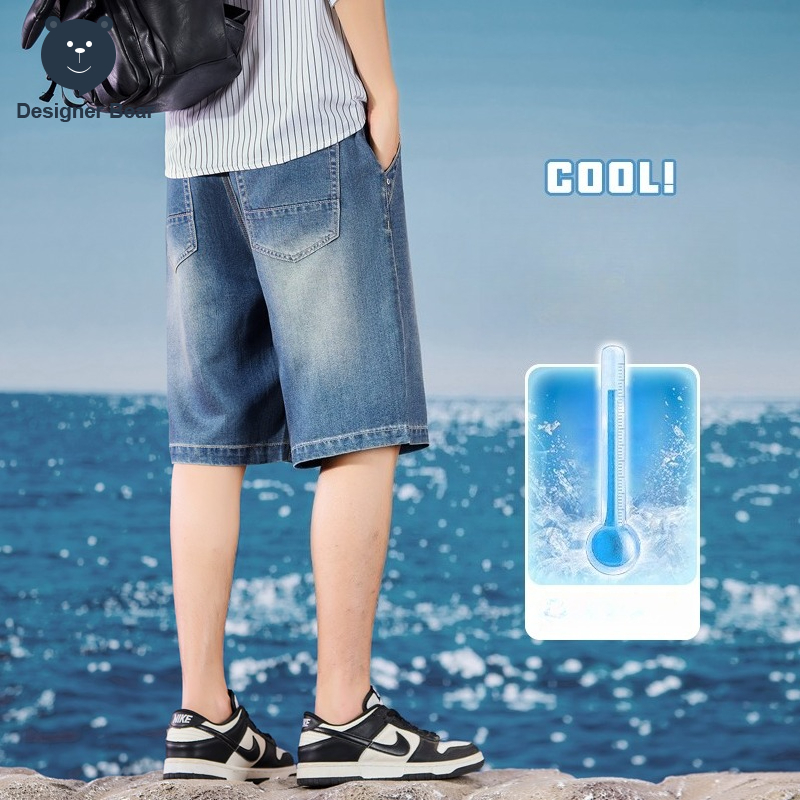 Summer Thin Men's Denim Shorts - مراجعة Street Fashion Baggy وسعره