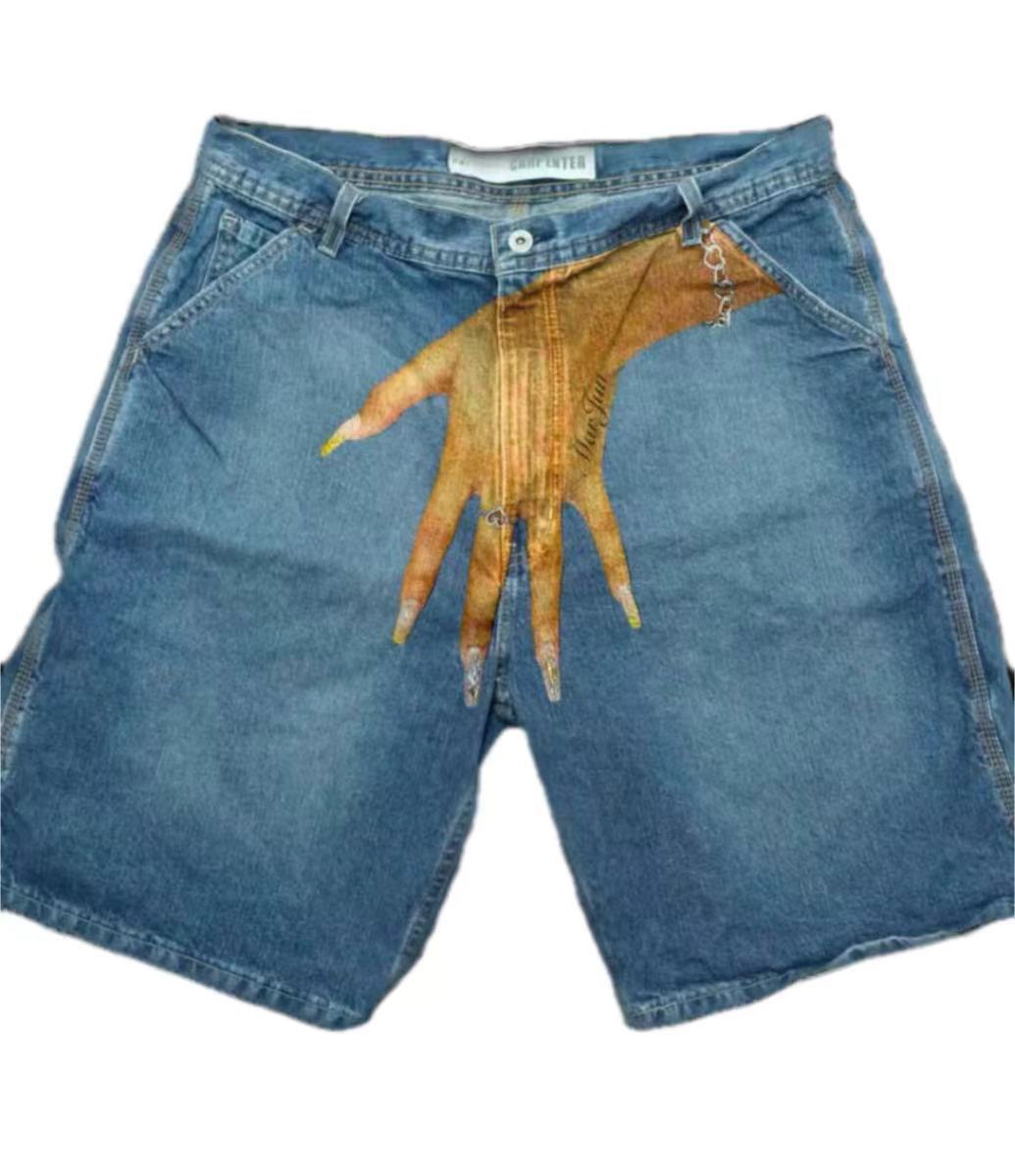 Y2K Baggy Denim Shorts vintage - مراجعة Street Fashion Baggy وسعره