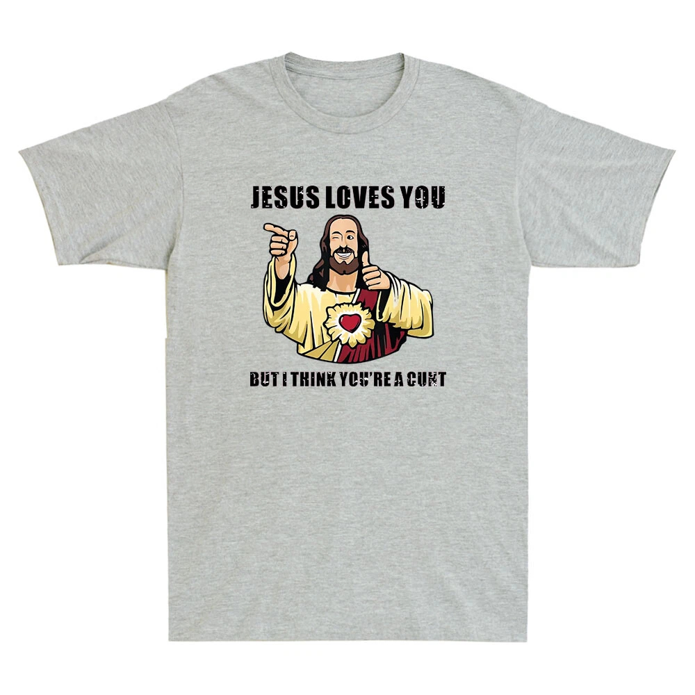 Jesus Loves You I Think You're - مراجعة Street Fashion Quotes وسعره