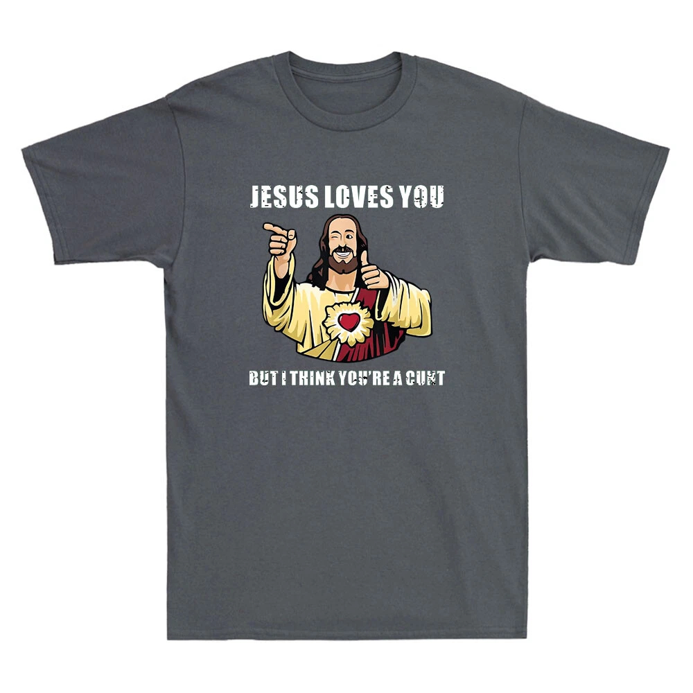 Jesus Loves You I Think You're - مراجعة Street Fashion Quotes وسعره