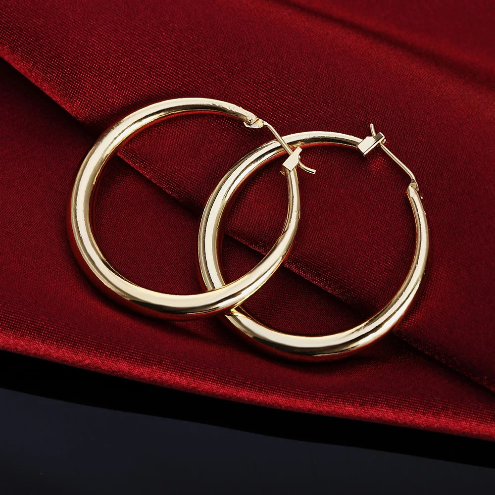 Hot Luxury 925 Sterling Silver - مراجعة Street Fashion Earrings وسعره