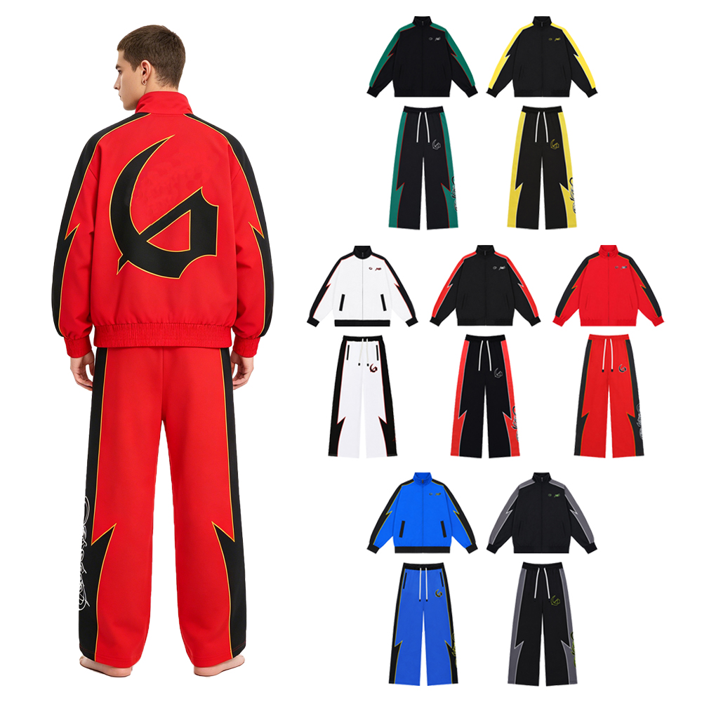 Y2k Streetwear Men's Sets Two  - مراجعة Street Fashion Baggy وسعره